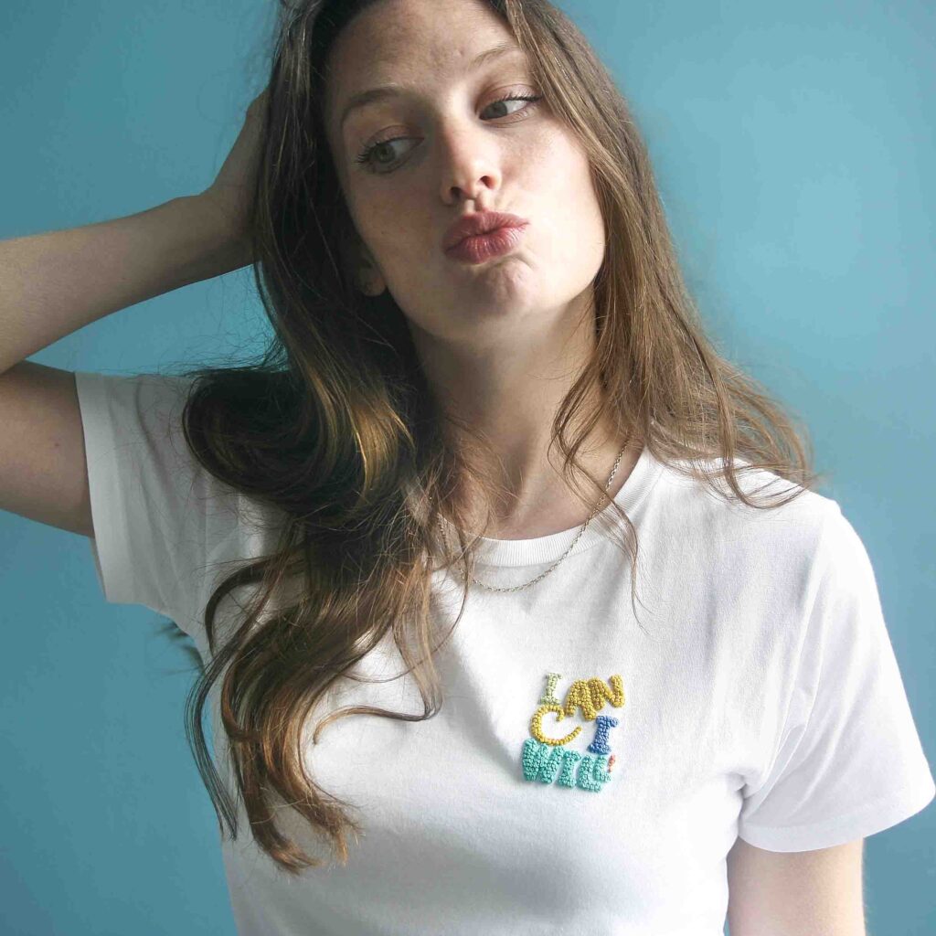 StephieAnn embroidery kit T-shirt