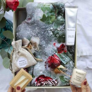 Hot Water Bottle and Pamper Treats Gift Set