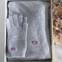 Scarf and gloves personalised gift box