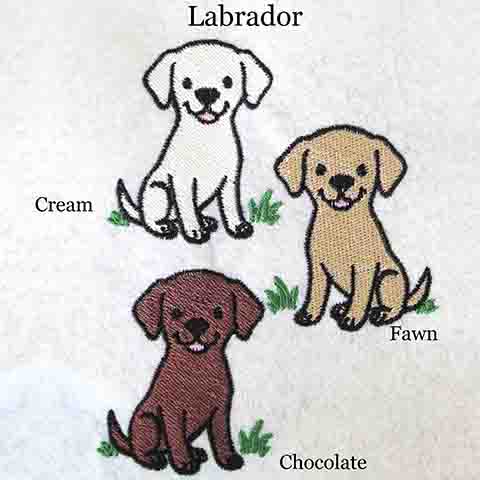 Custom labrador embroidery, personalised pet artwork Brighton Custom labrador embroidery, personalised pet artwork Brighton