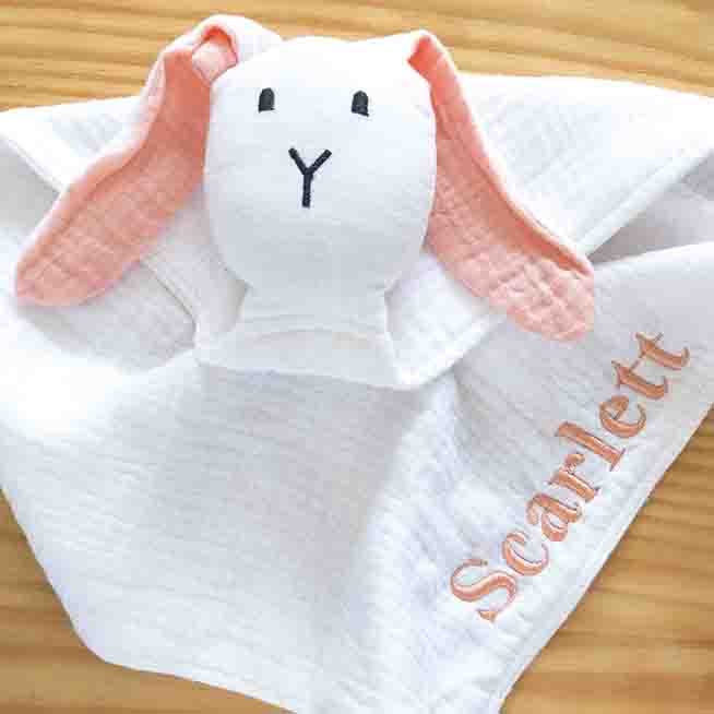 New Mum Gift Set Baby Comforter White StephieAnn New Mum Gift Set Baby Comforter White StephieAnn