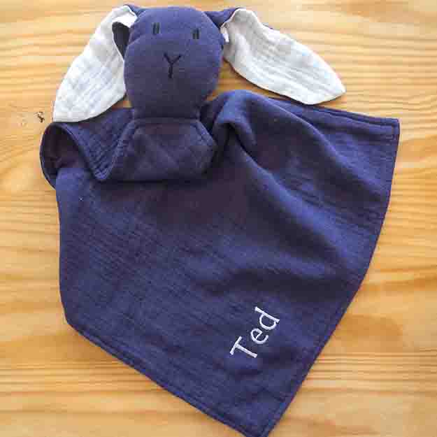 New Mum Gift Set Navy Baby Comforter New Mum Gift Set Navy Baby Comforter