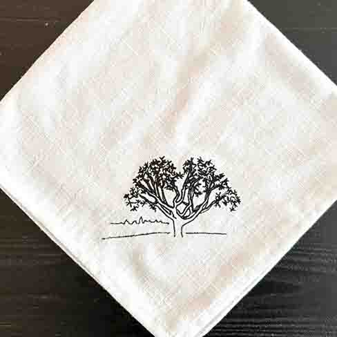 StephieAnn Napkin Embroidery personalised