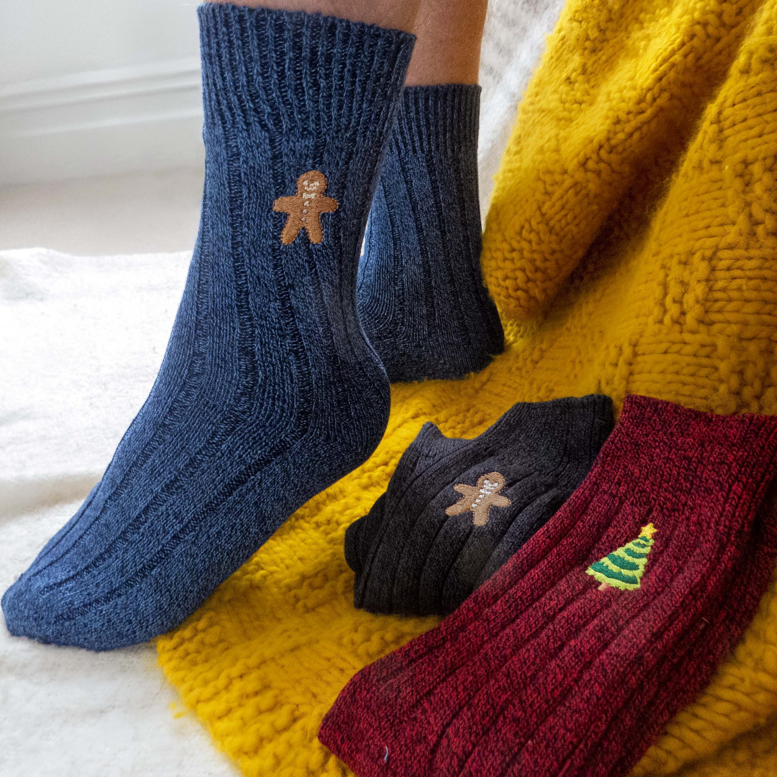 Mens Christmas chunky warm socks StephieAnn Mens Christmas chunky warm socks StephieAnn