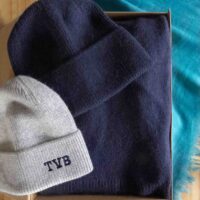 Men’s Personalised Cashmere Wool Scarf & Hat Gift Set Men’s Personalised Cashmere Wool Scarf & Hat Gift Set