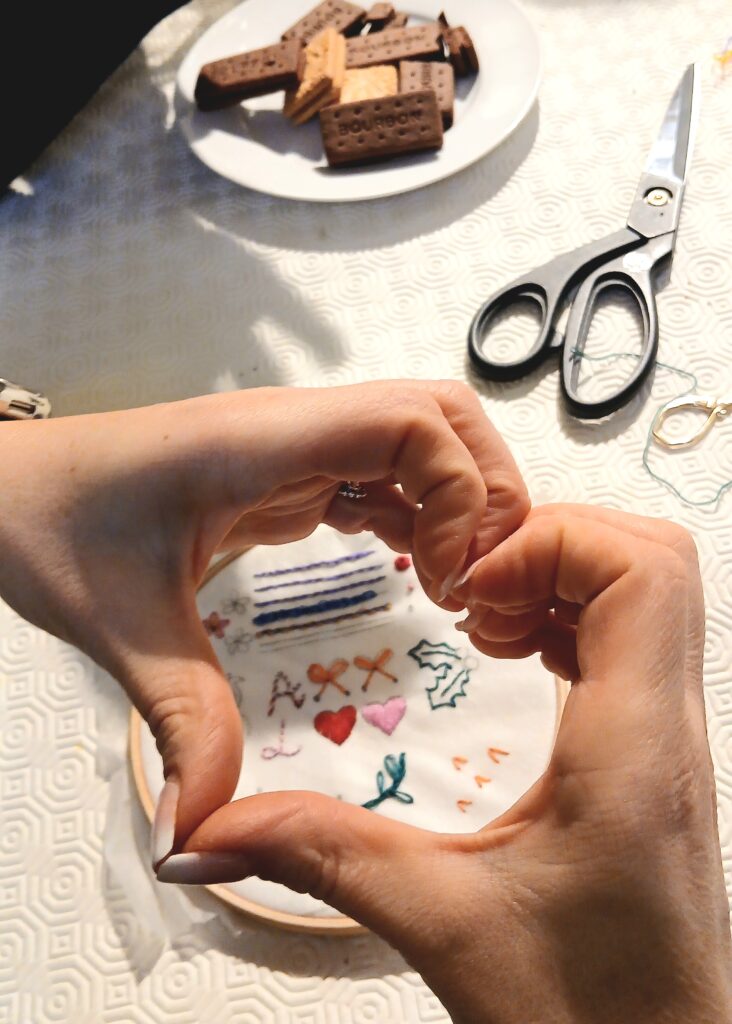 Hand embroidery club meeting in Brighton and Hove