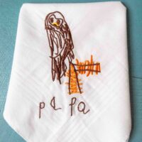 Kids drawing hadnkercheif