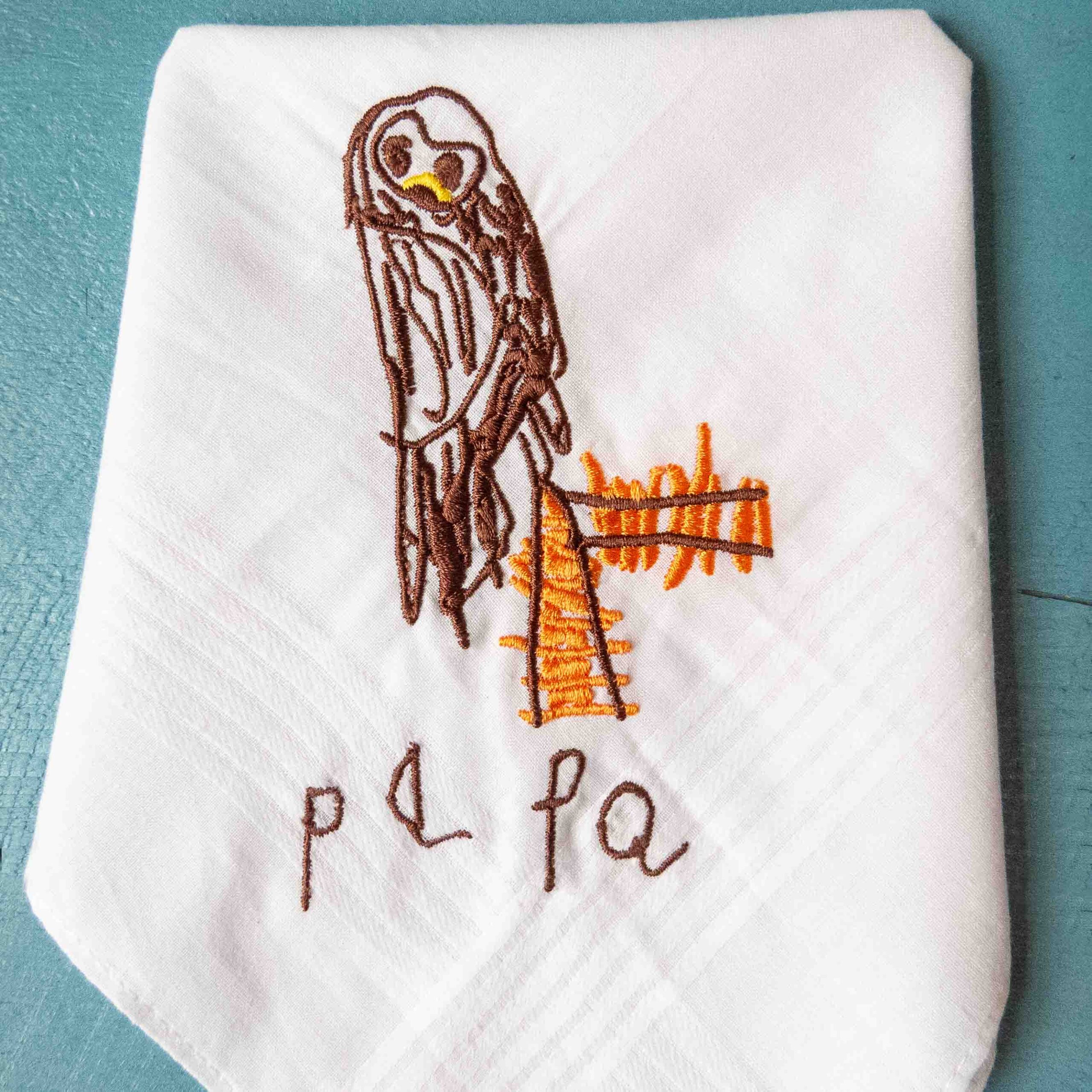 Kids drawing hadnkercheif